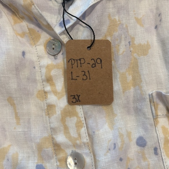 Ruby Rd. Cream and Yellow Shirt - Picture 6 of 6